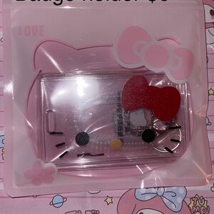 1pc Hello Kitty 3pcs Transparent Card Holder Set